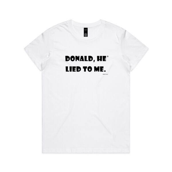 Donald Women's Tee - Womens Maple Tee Thumbnail